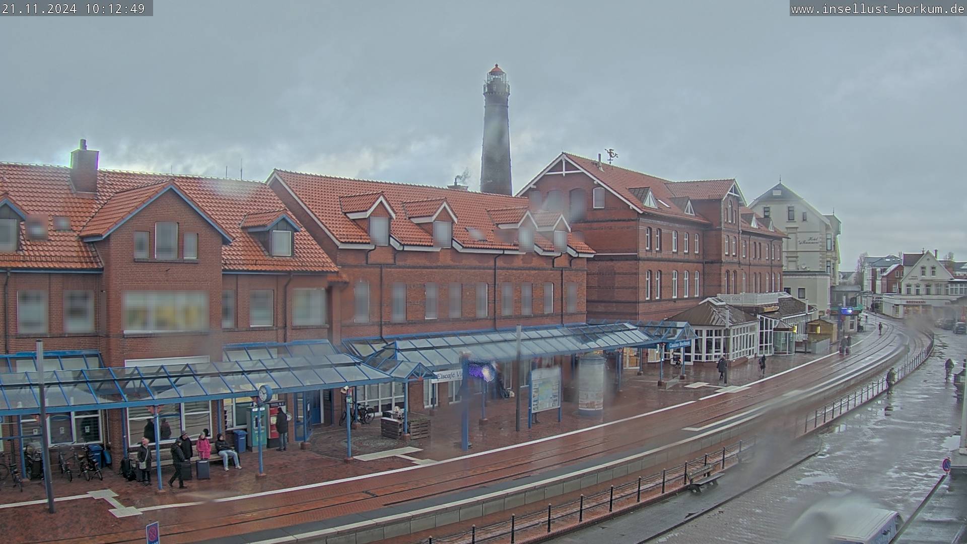 Webcam Borkum Bahnhof