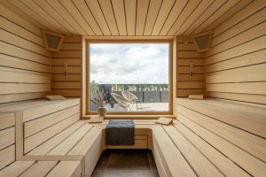 Sauna mit Ausblick